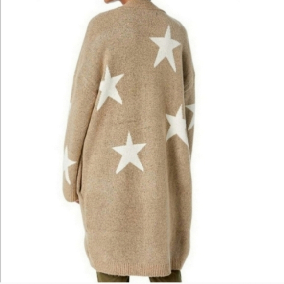 Blank NYC Stars Open Front Cardigan Size Small - Picture 2 of 8